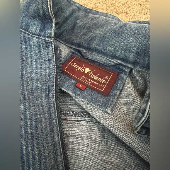 Sergio Valente Size Large denim bomber jacket - Picture 6 of 6